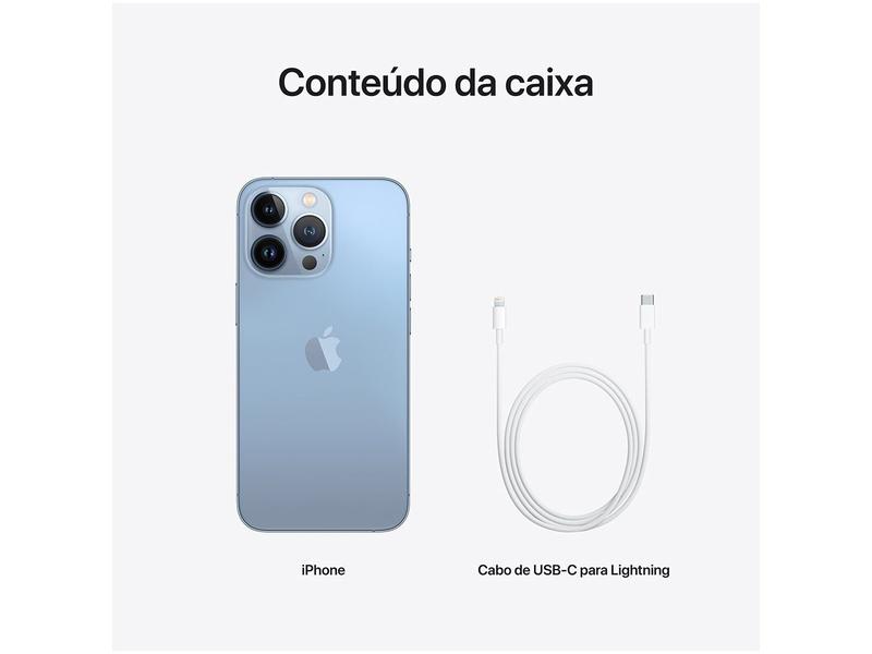 Apple iPhone 13 Pro 128GB Azul-Sierra Tela 6,1” - 12MP iOS